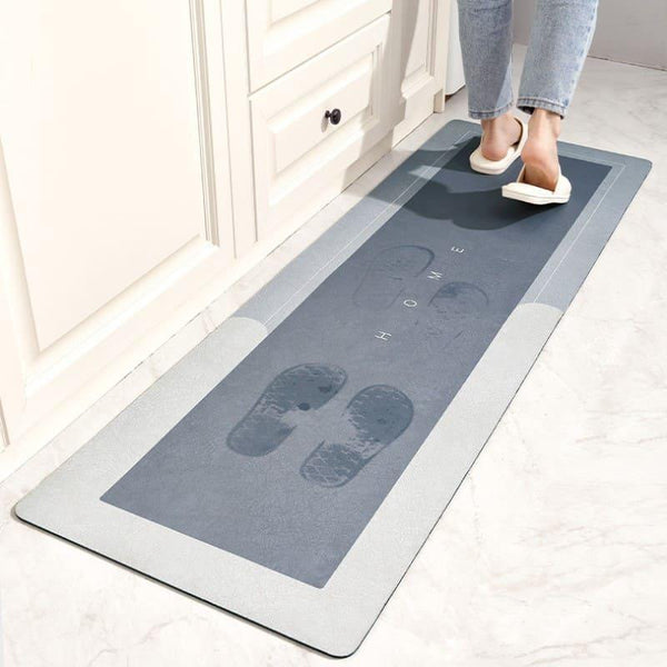 Tapete Antiderrapante Premium para Cozinha com Absorção Rápida